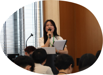 インターン生によるイベント進行